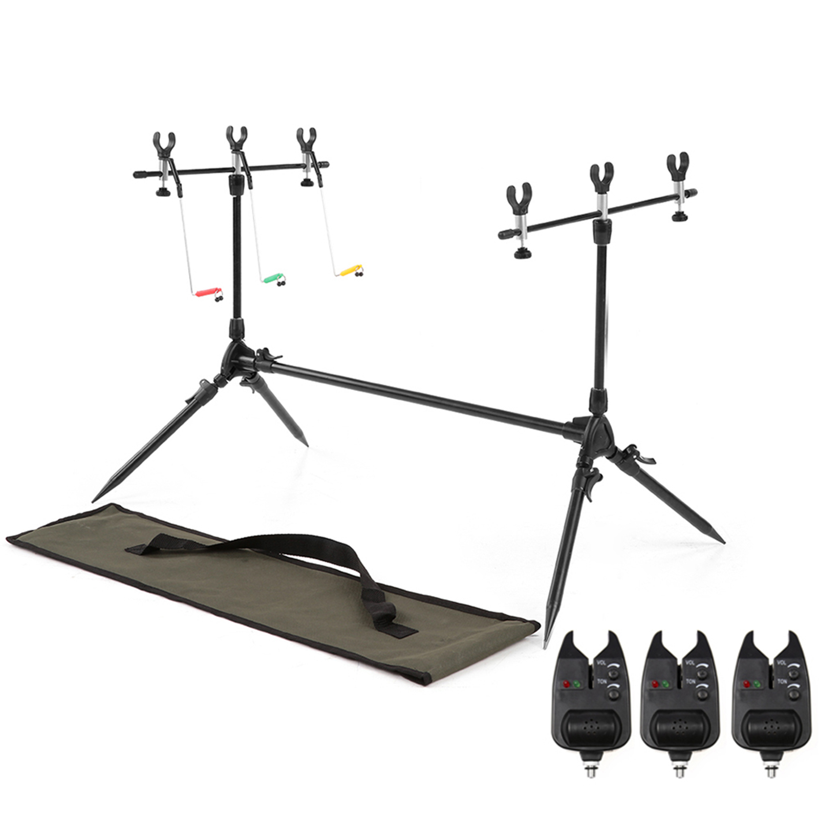 Bite Indicator - Lixada 3-in-1 canna da pesca Pod
