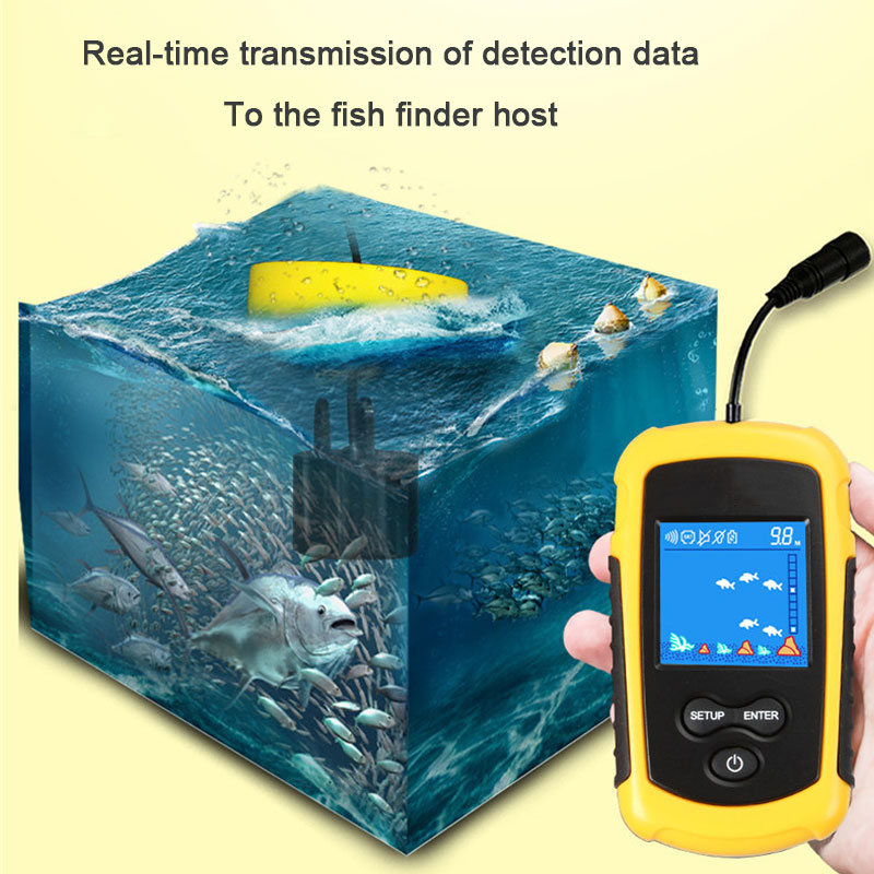 100M Schermo a colori cablato  - Fish Finder Portable recensione e prezzo