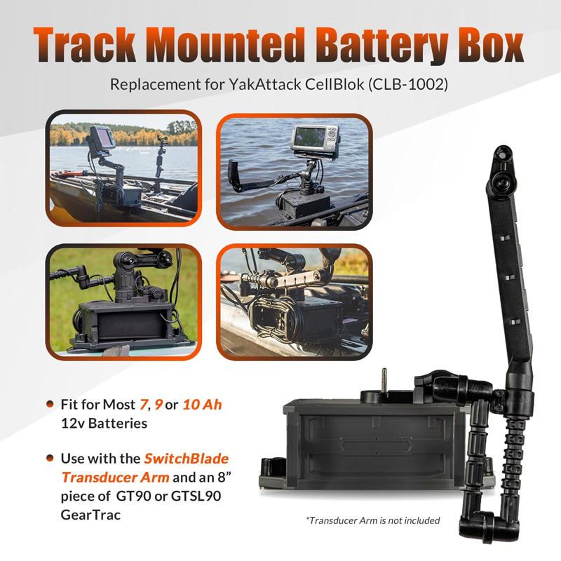 Scatola batteria montata su bi - Fish Finder Battery recensione e prezzo